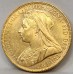 AUSTRALIA 1899 . ONE 1 SOVEREIGN . MELBOURNE . GOLD